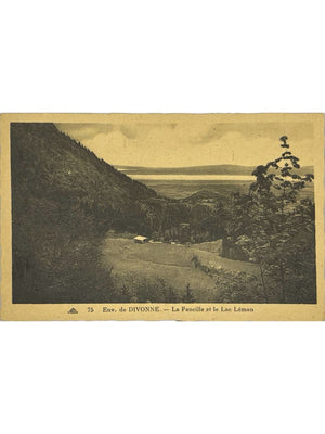 Divonne-les-Bains – La Faucille et le lac Léman – Carte postale ancienne n°75
