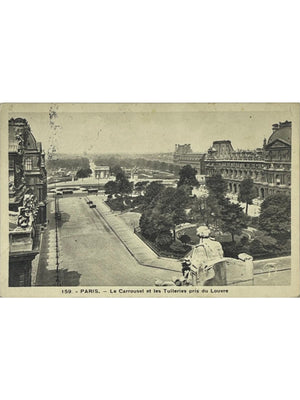 Paris – Le Carrousel et les Tuileries vus du Louvre – CPA n°159