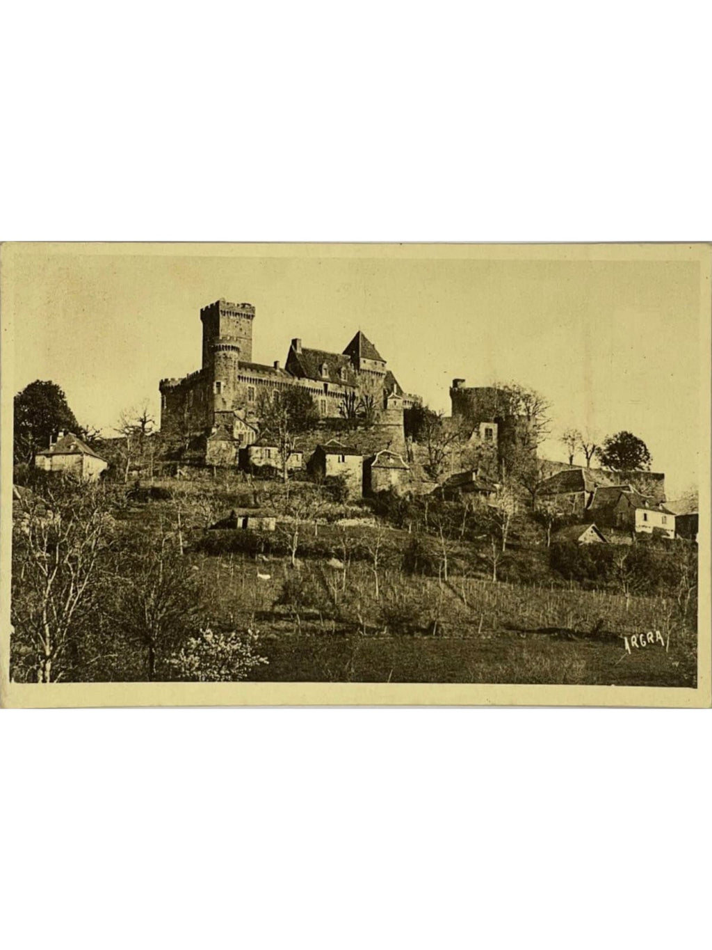 Recto de la carte postale