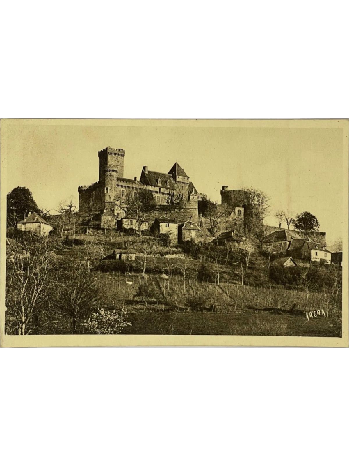 Recto de la carte postale