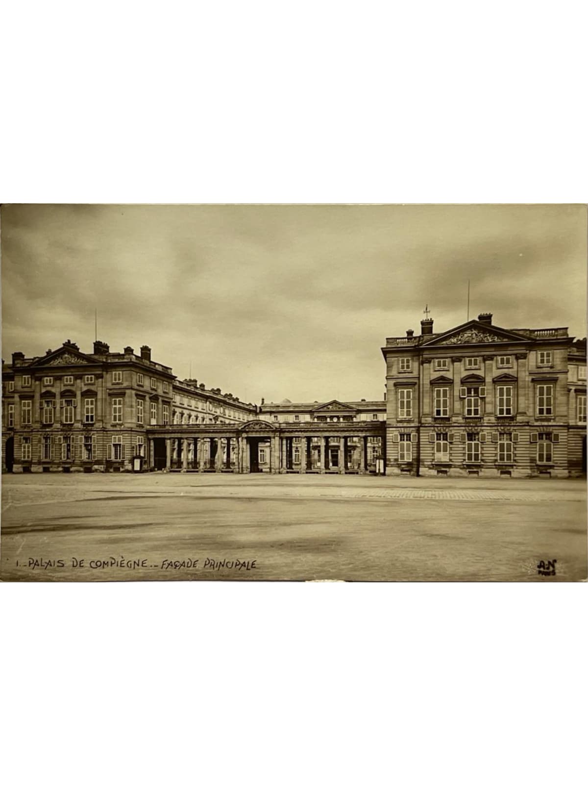 Recto de la carte postale