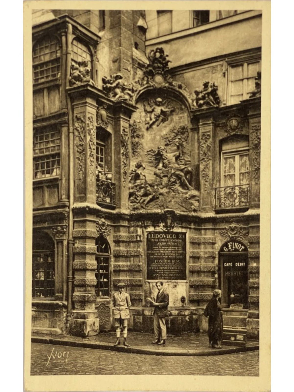 Recto de la carte postale