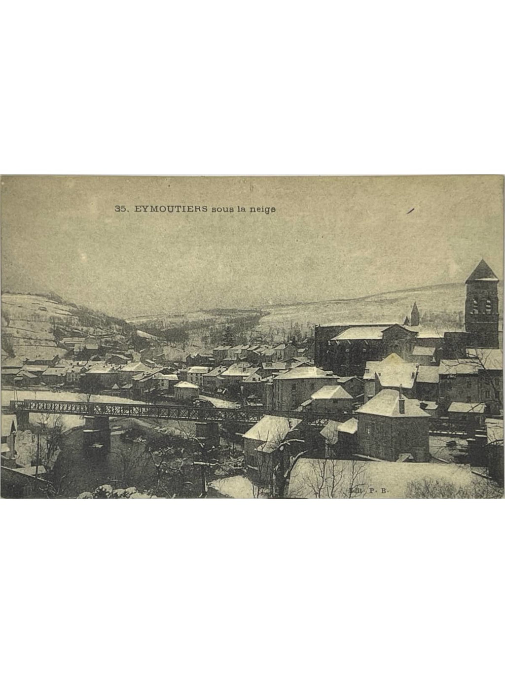 Recto de la carte postale