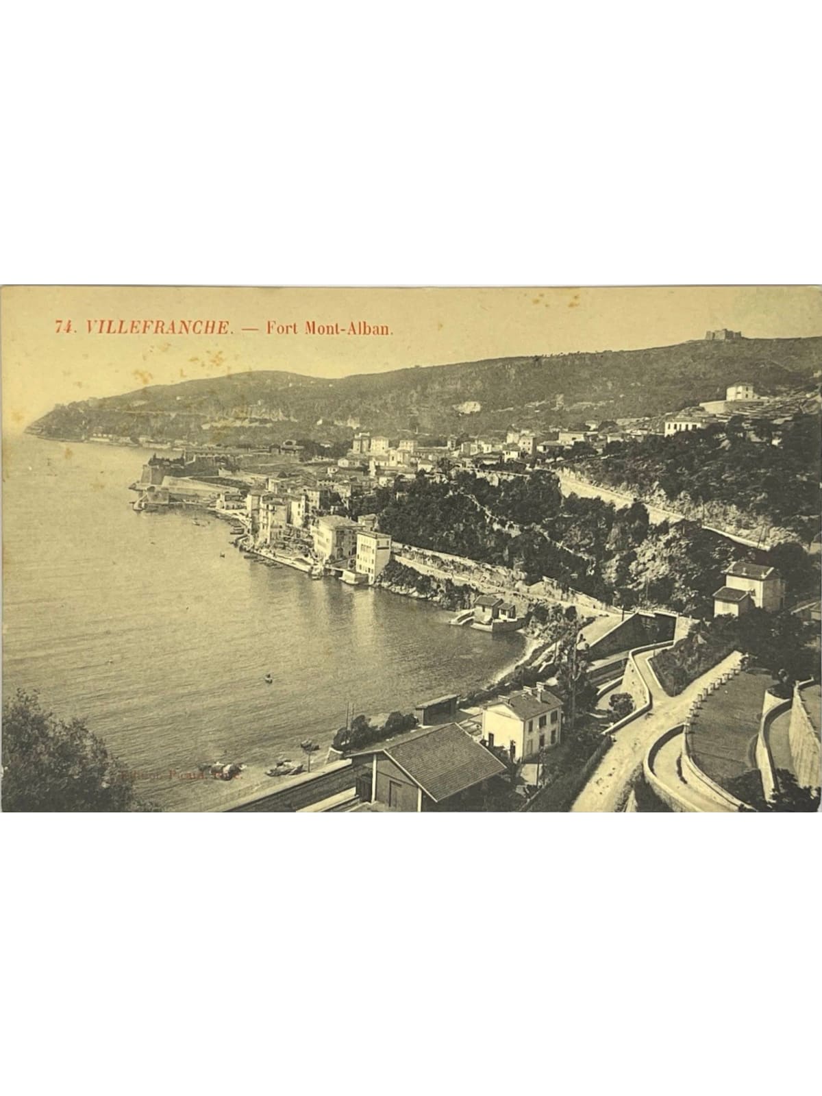 Recto de la carte postale
