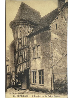 Chartres – L’Escalier de la Reine Berthe – CPA n° 86, éd. L. Chouvy