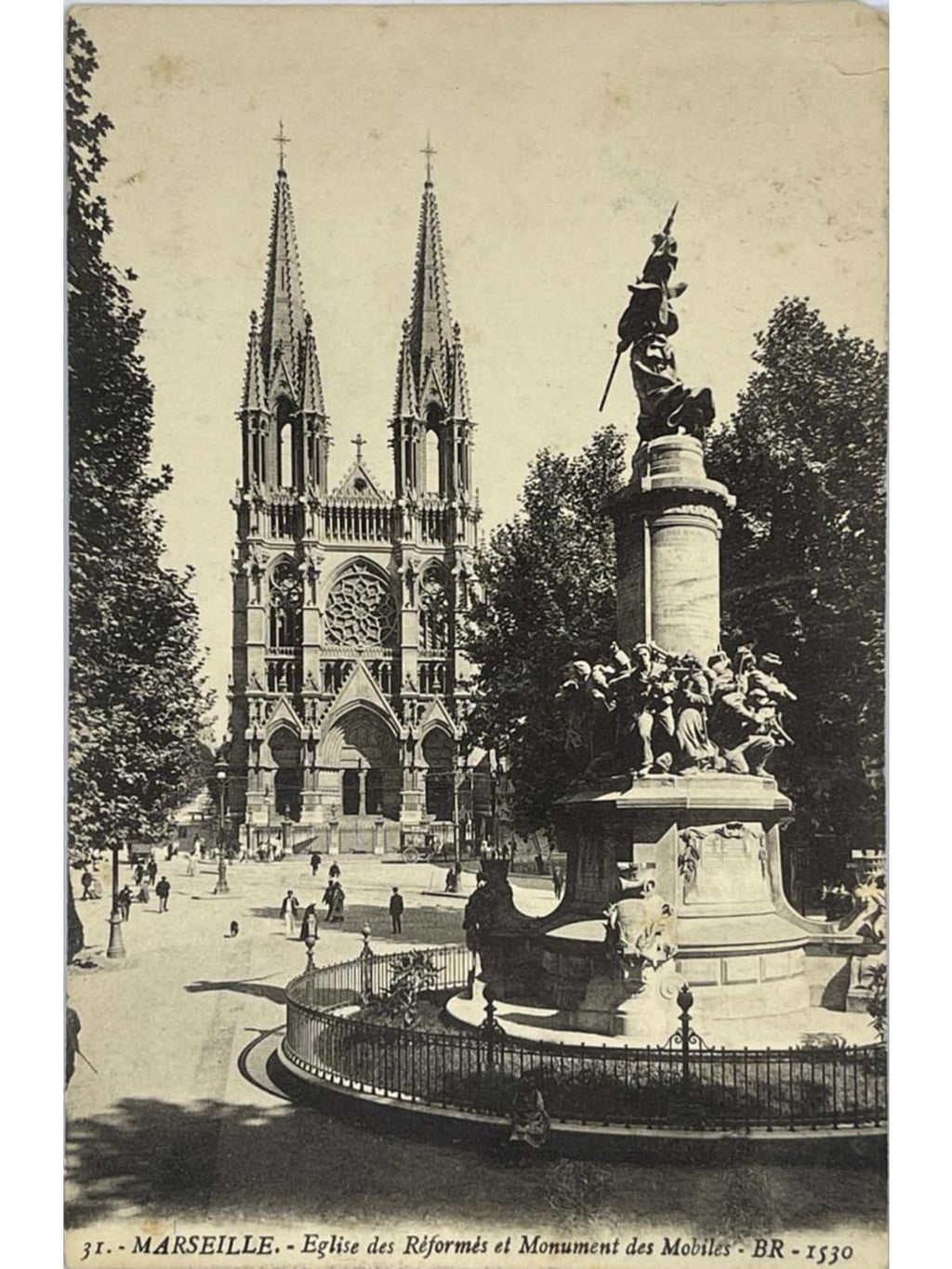 Recto de la carte postale