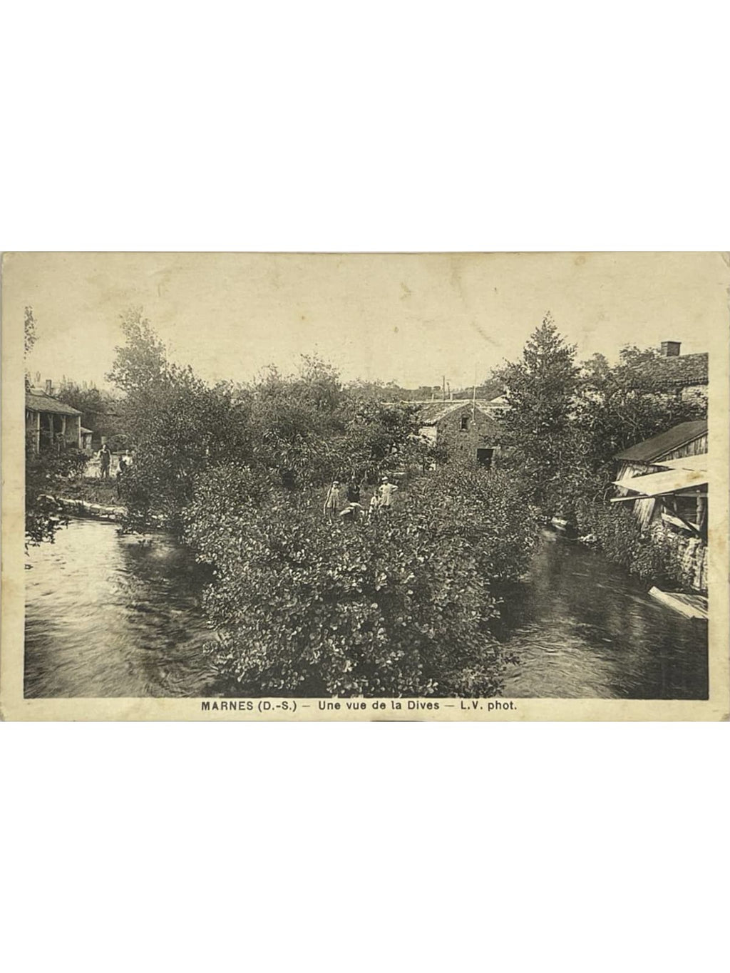 Recto de la carte postale