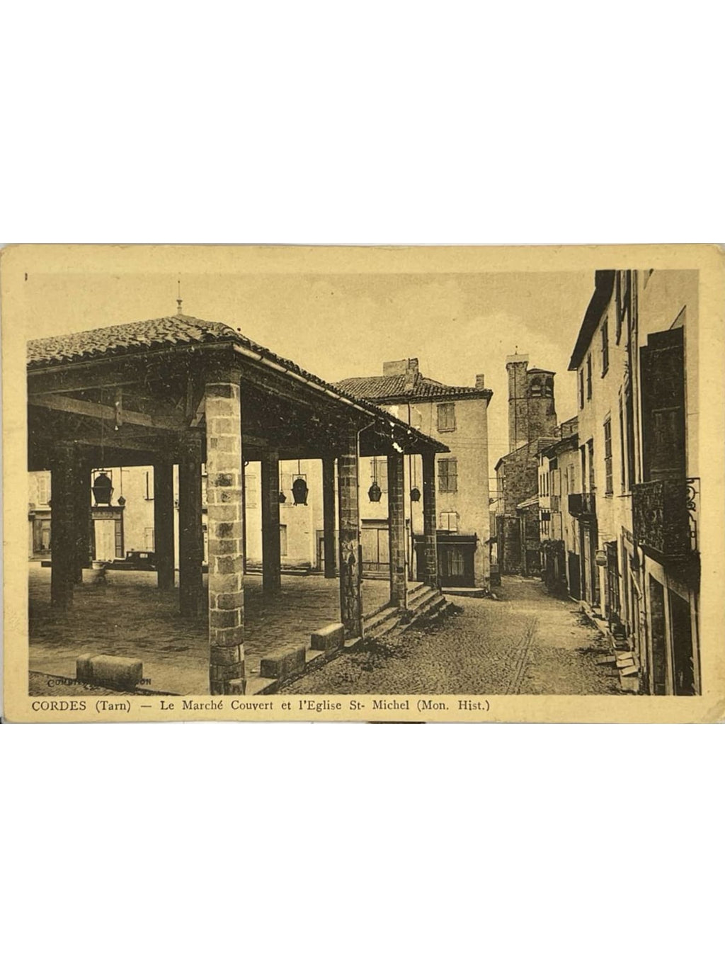 Recto de la carte postale