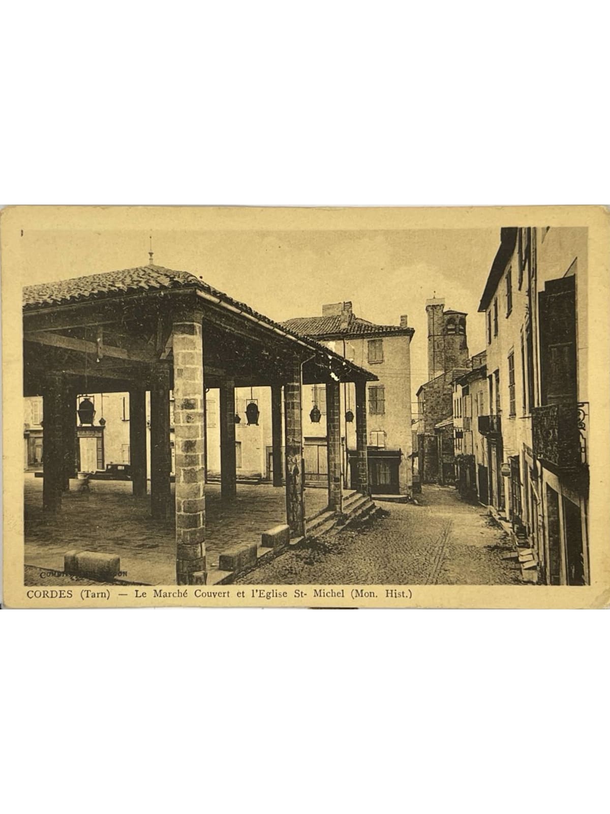 Recto de la carte postale