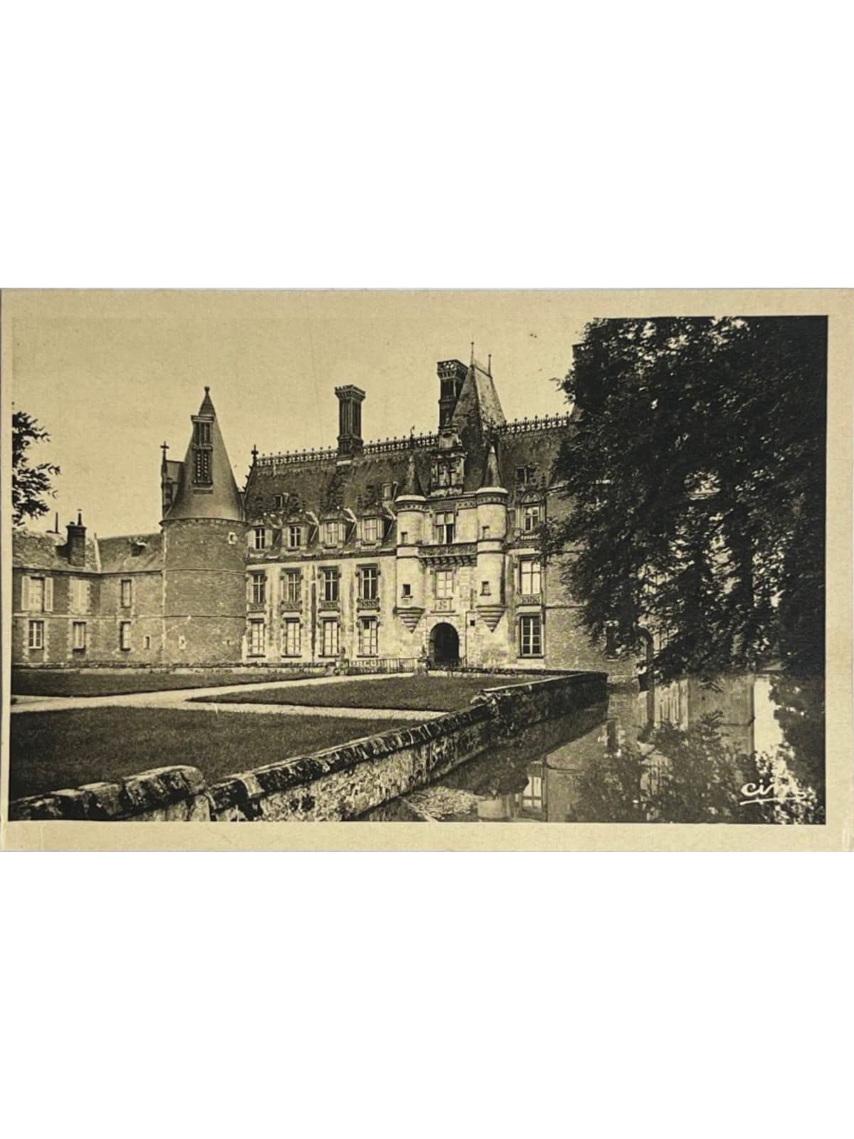 Recto de la carte postale