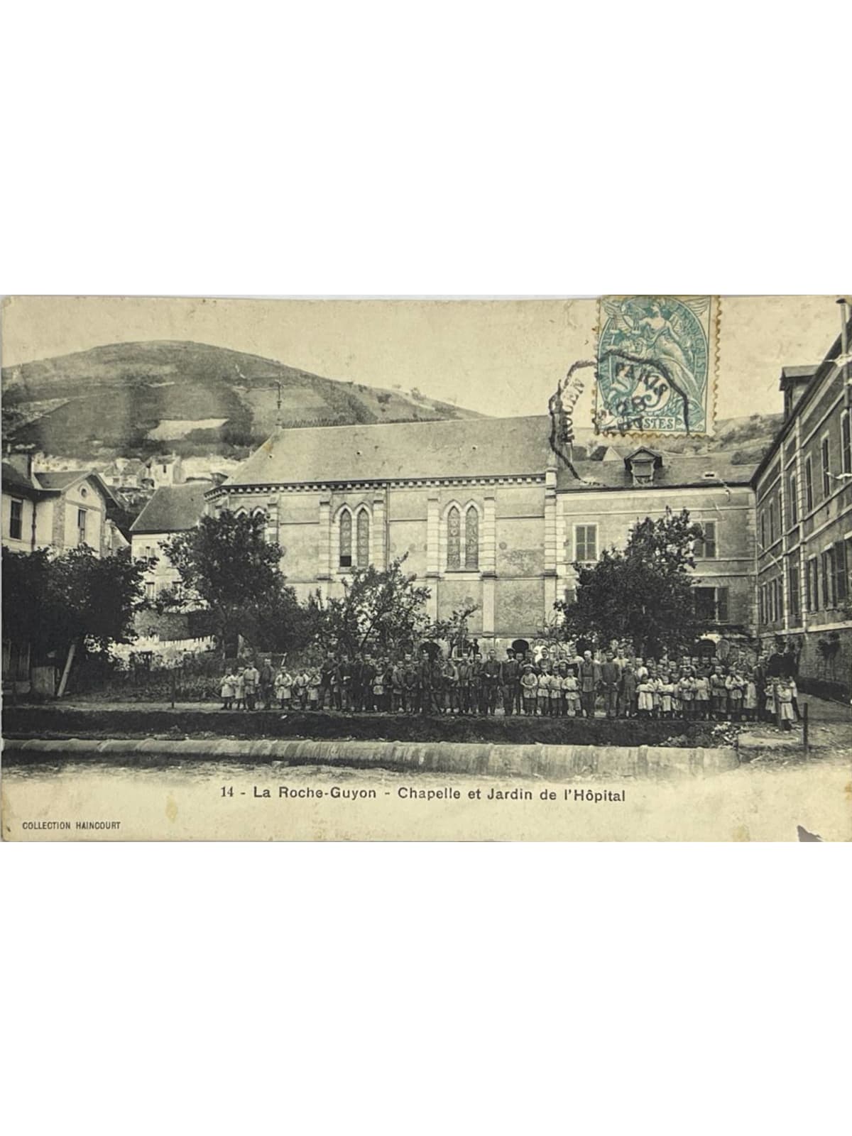 Recto de la carte postale