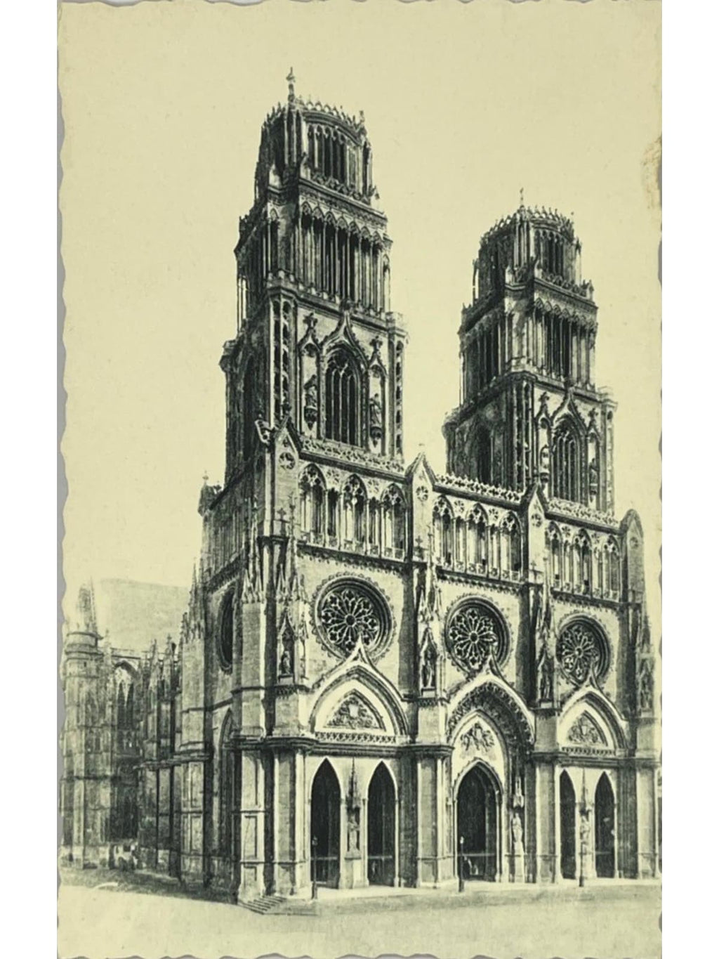 Recto de la carte postale