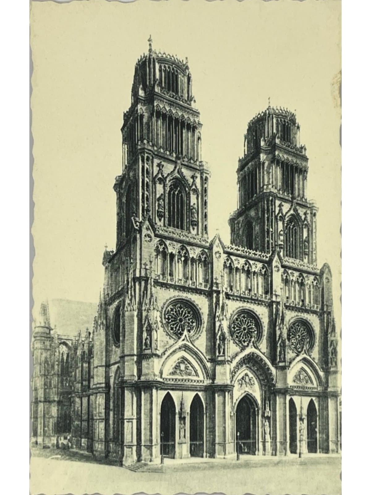 Recto de la carte postale