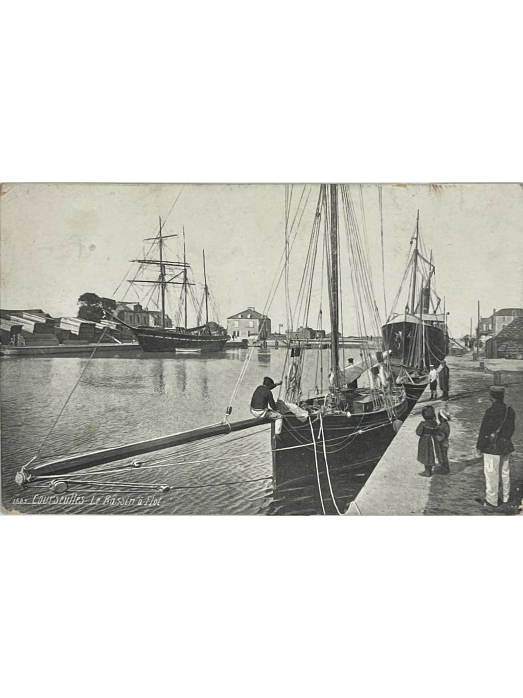 Recto de la carte postale