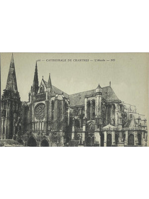 Chartres – Cathédrale Notre-Dame, l'abside – CPA n° 366