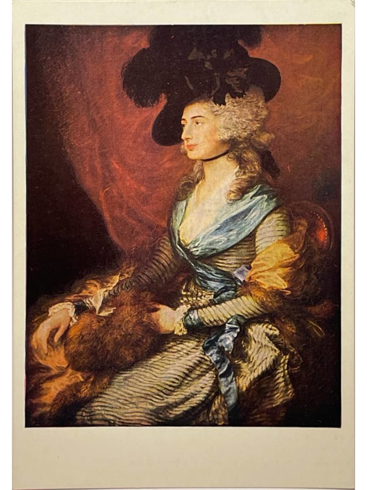 Recto de la carte postale