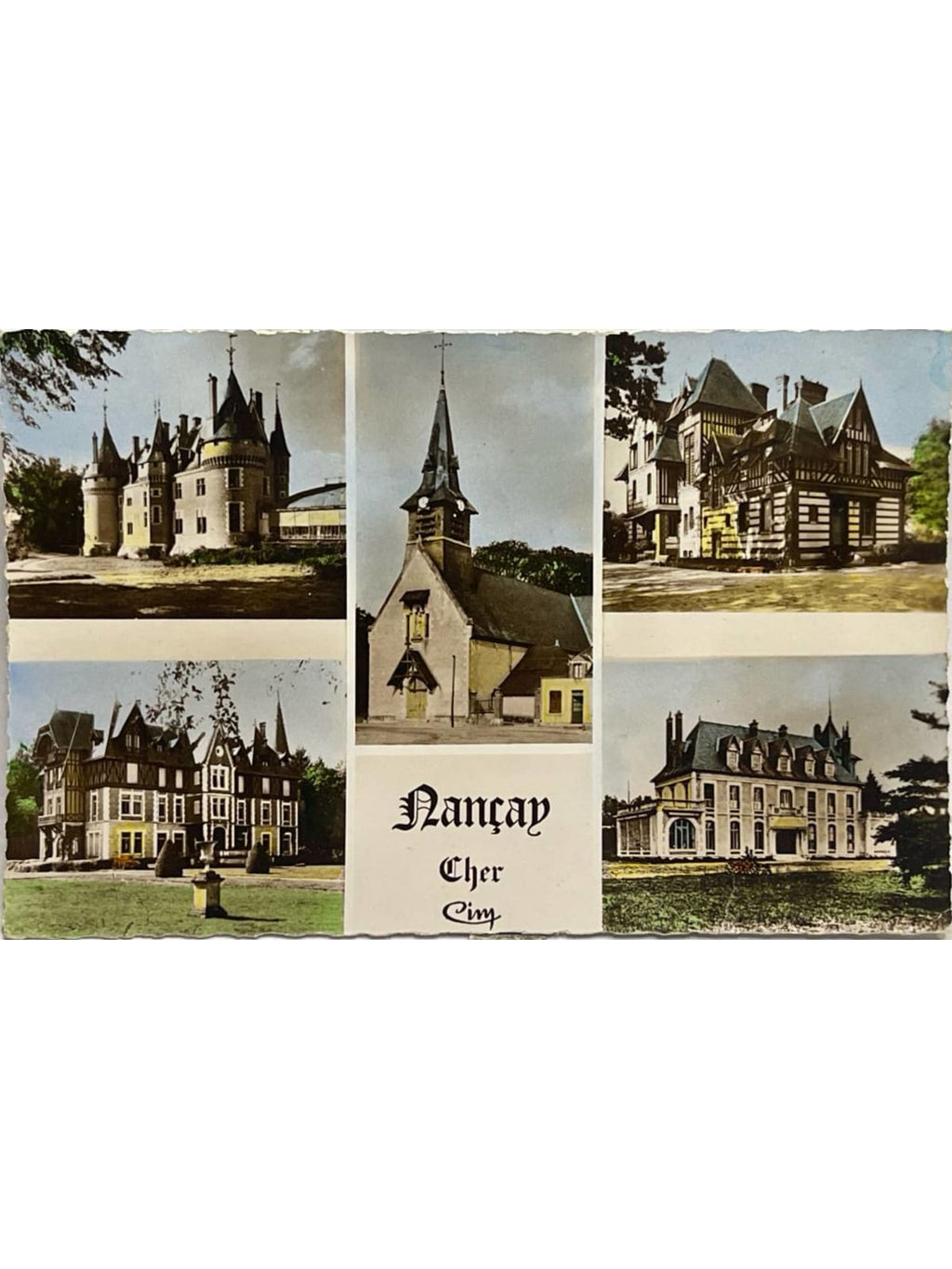 Recto de la carte postale