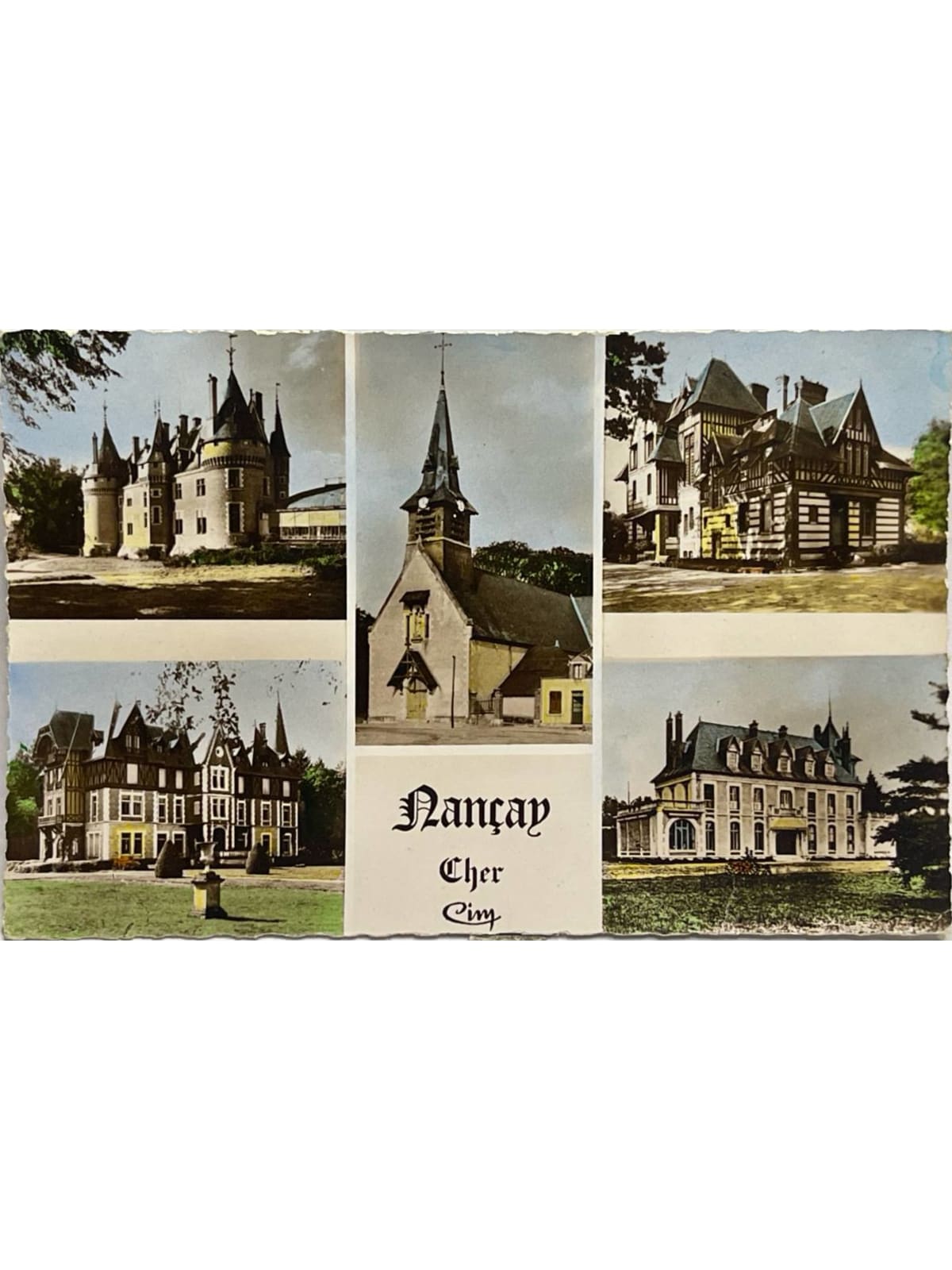 Recto de la carte postale