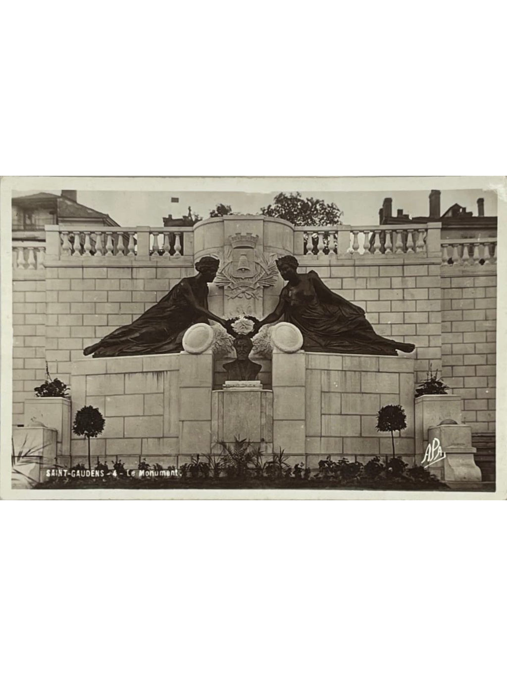 Recto de la carte postale