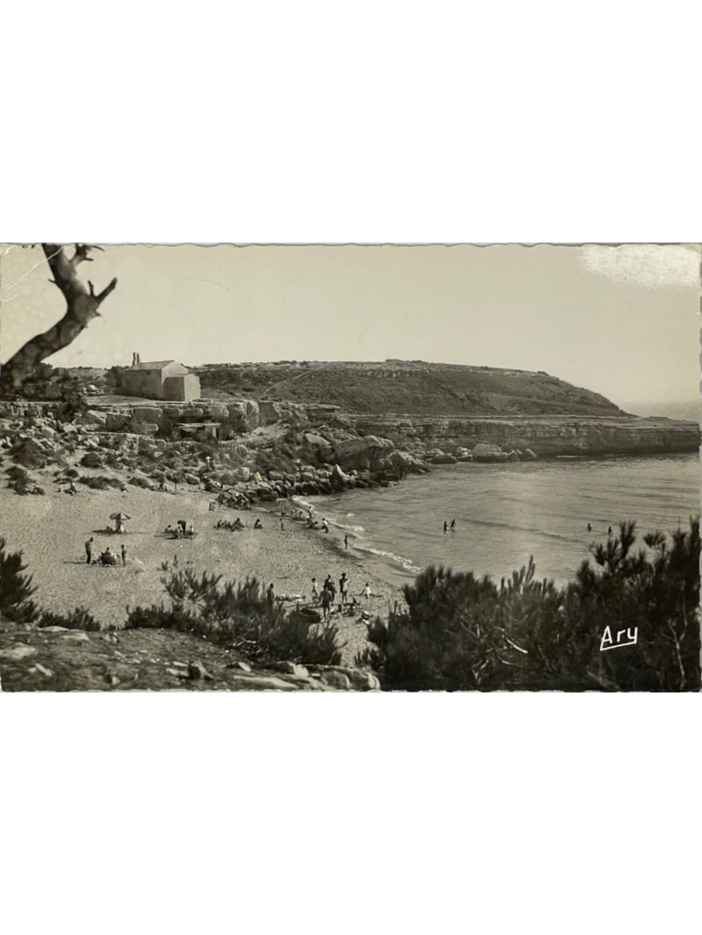 Recto de la carte postale