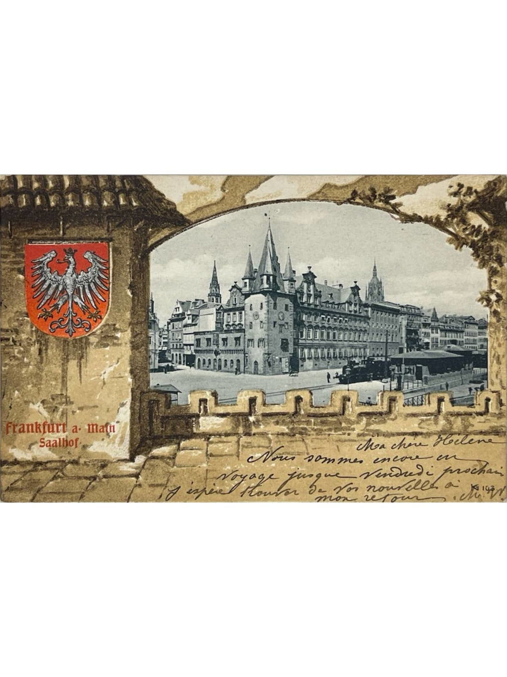 Recto de la carte postale