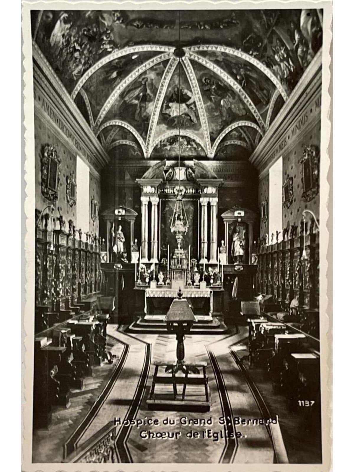 Recto de la carte postale