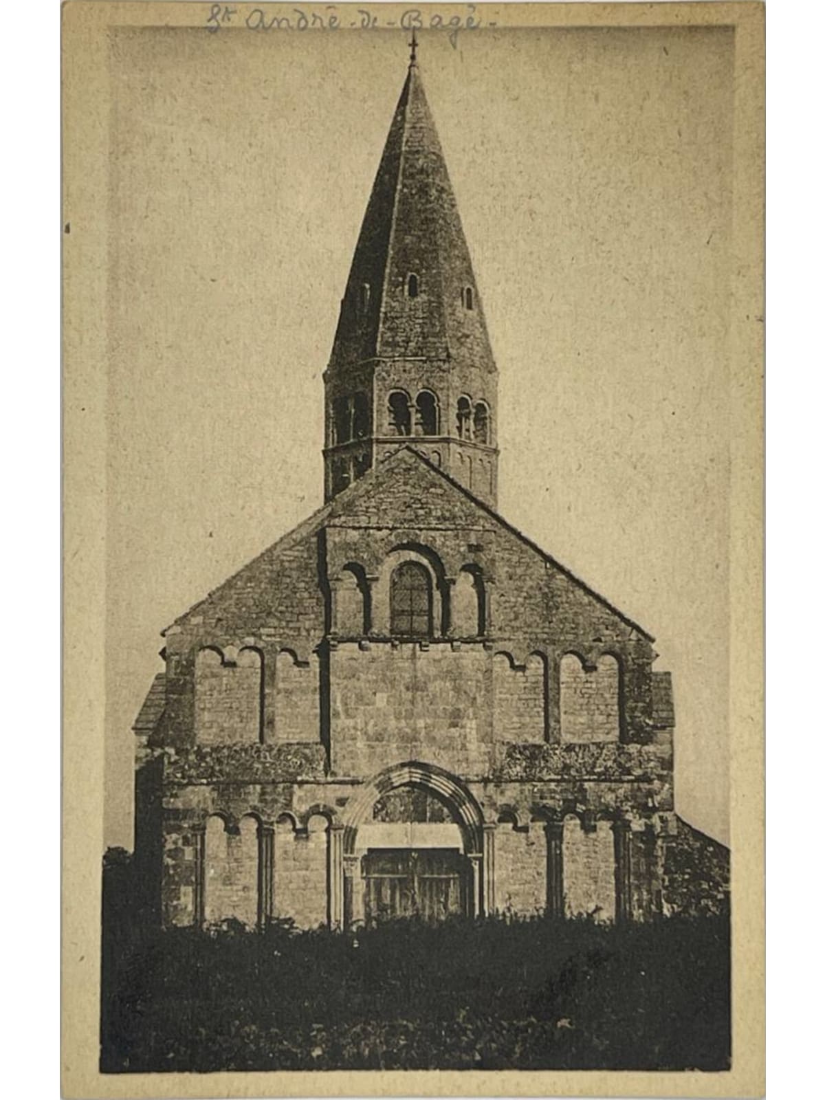Recto de la carte postale