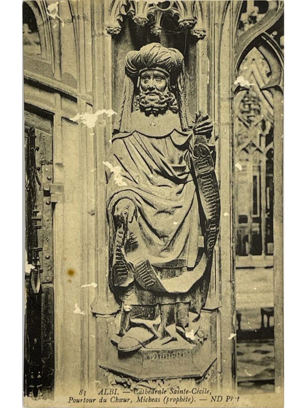 Recto de la carte postale