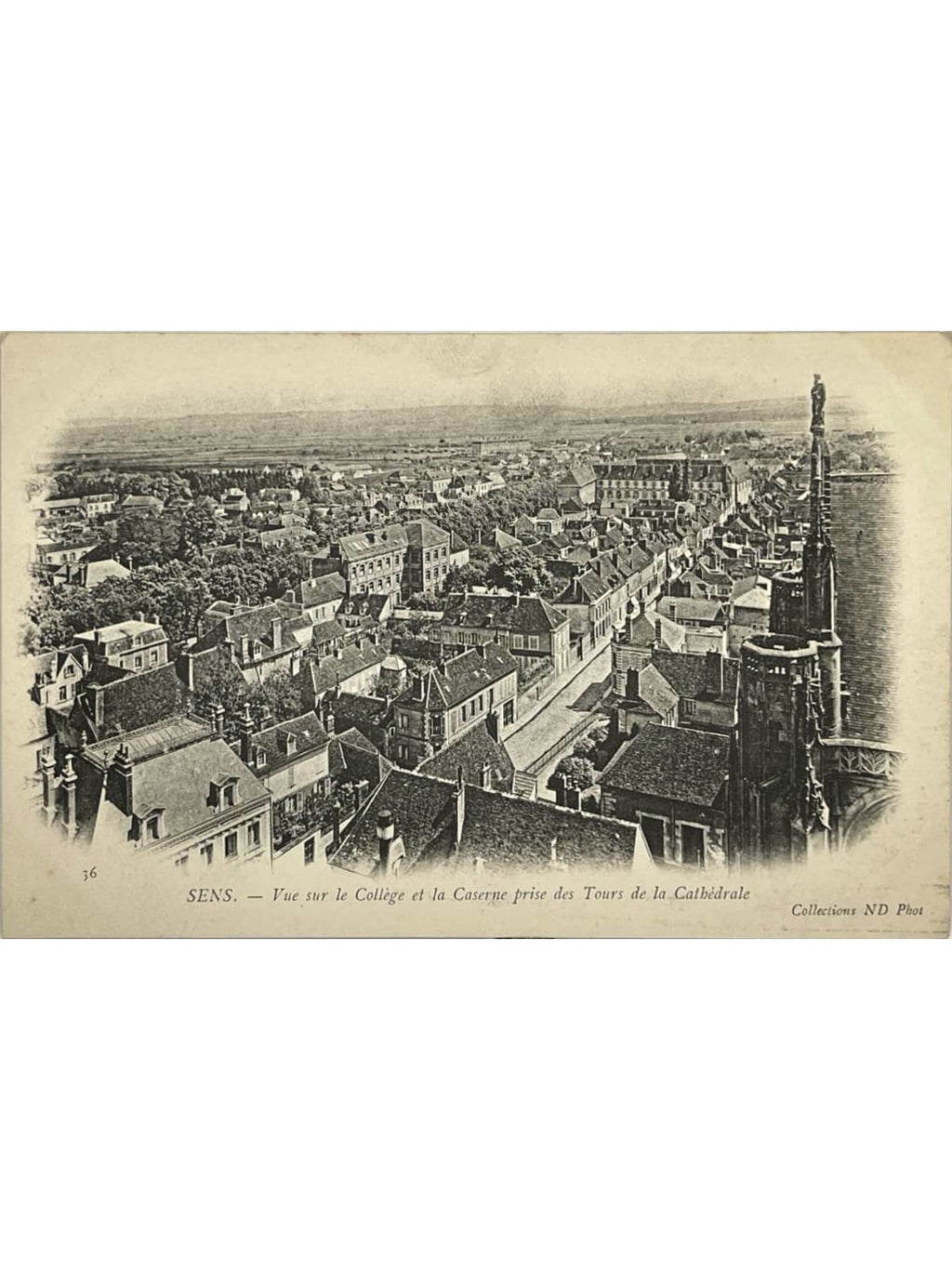 Recto de la carte postale