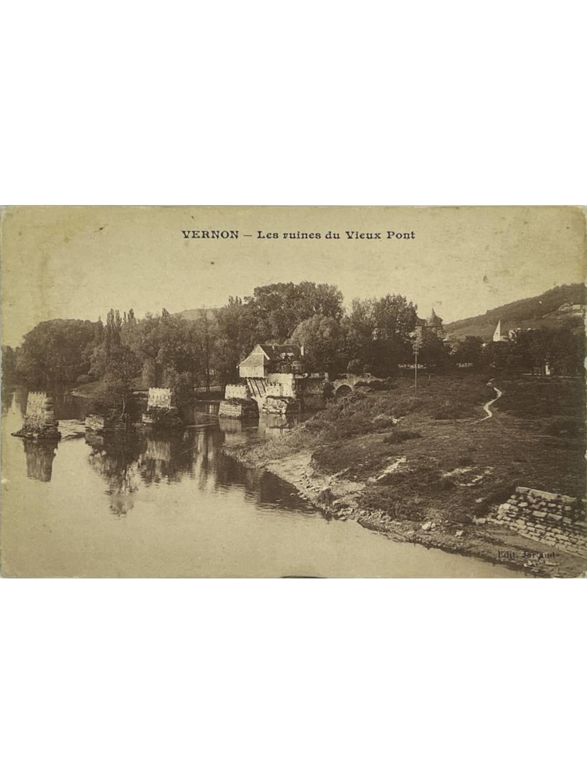 Recto de la carte postale