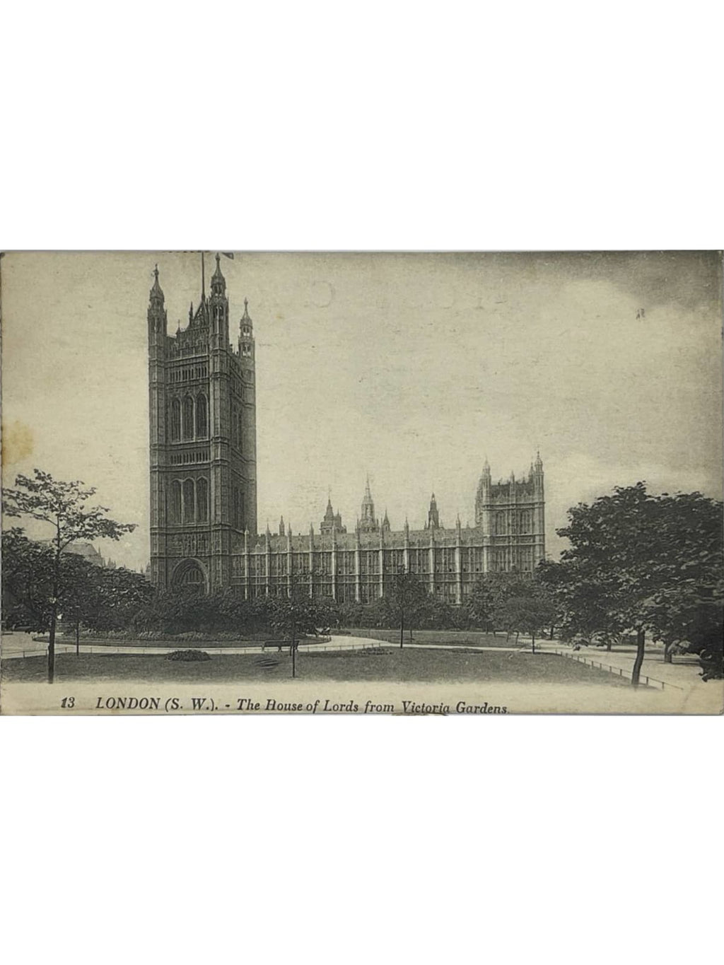 Recto de la carte postale