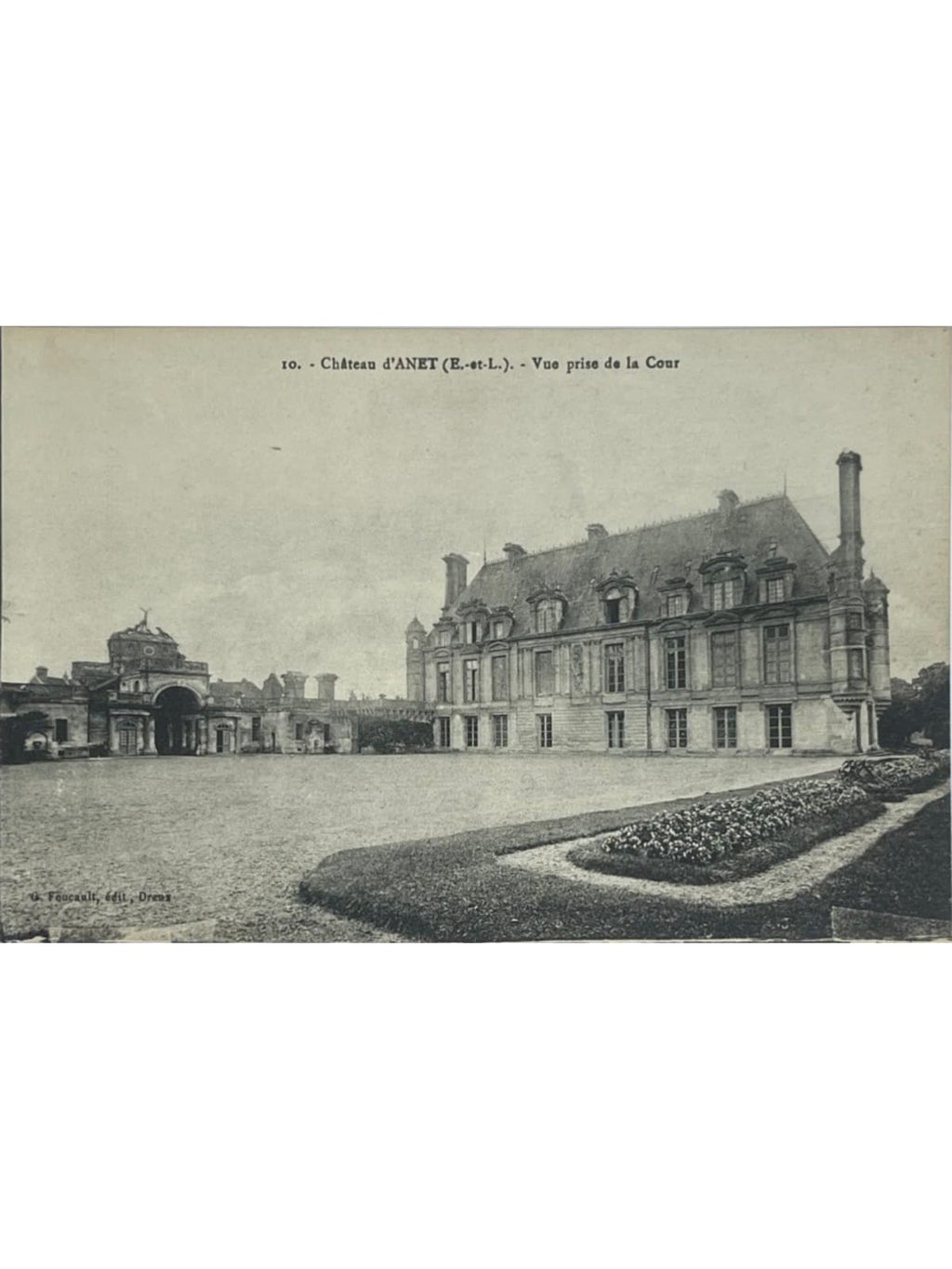 Recto de la carte postale