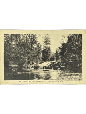 Carte postale – Saint-Loup-sur-Thouet (Deux-Sèvres) – Le Thouet au Moulin de Roche