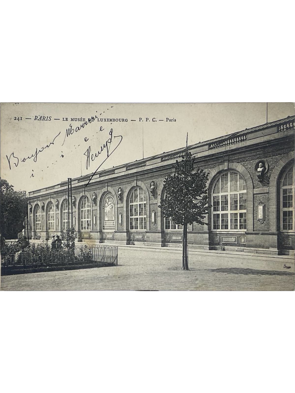 Recto de la carte postale