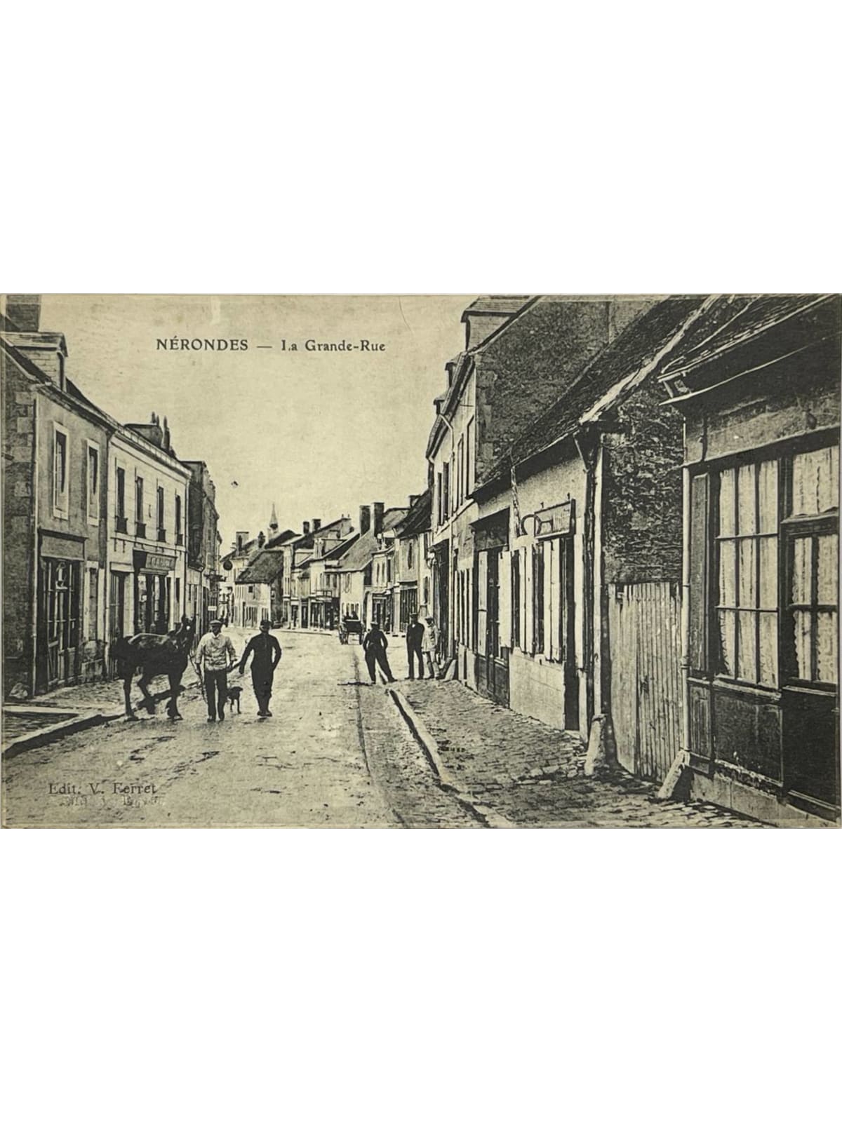 Recto de la carte postale