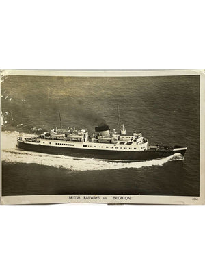 Carte postale – S.S. Brighton – Ferry British Railways en mer – Skyfotos n° 2268