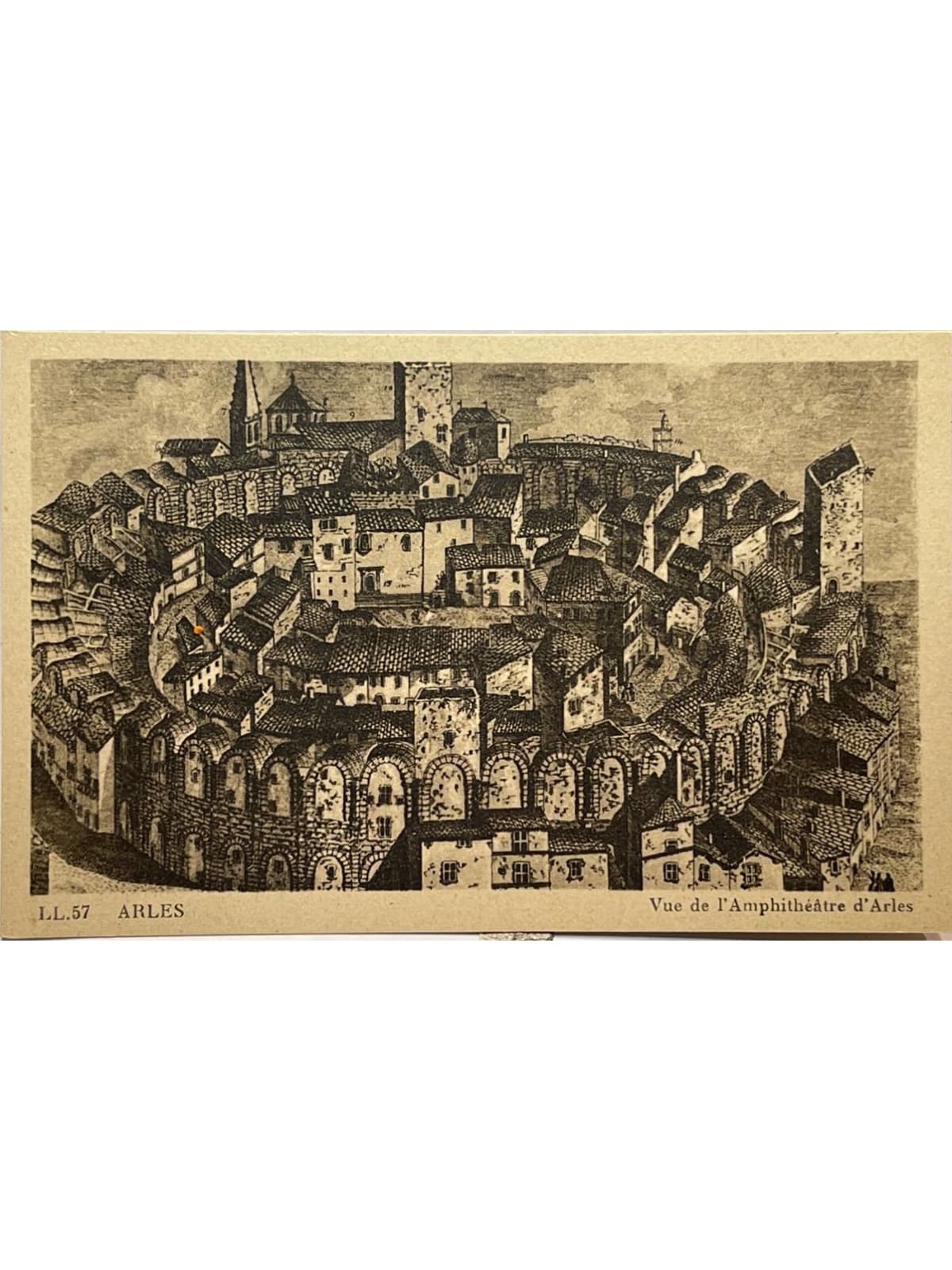 Recto de la carte postale