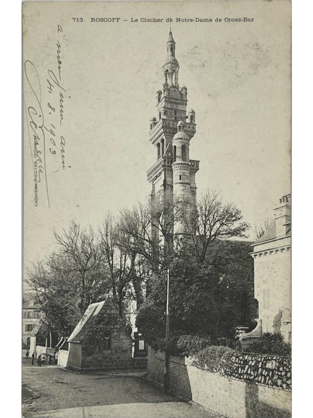 Recto de la carte postale