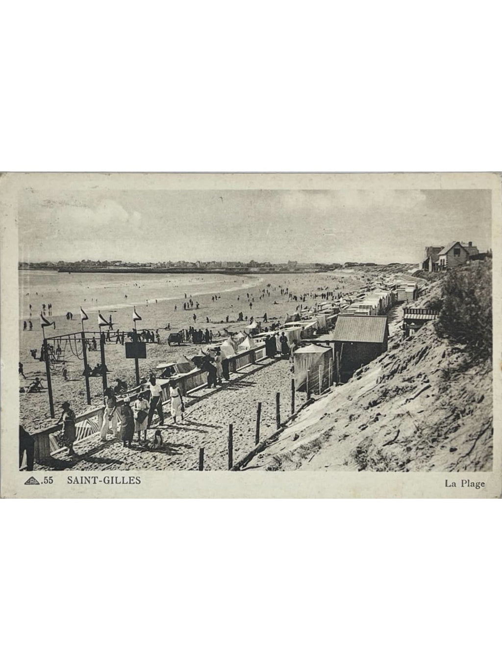 Recto de la carte postale