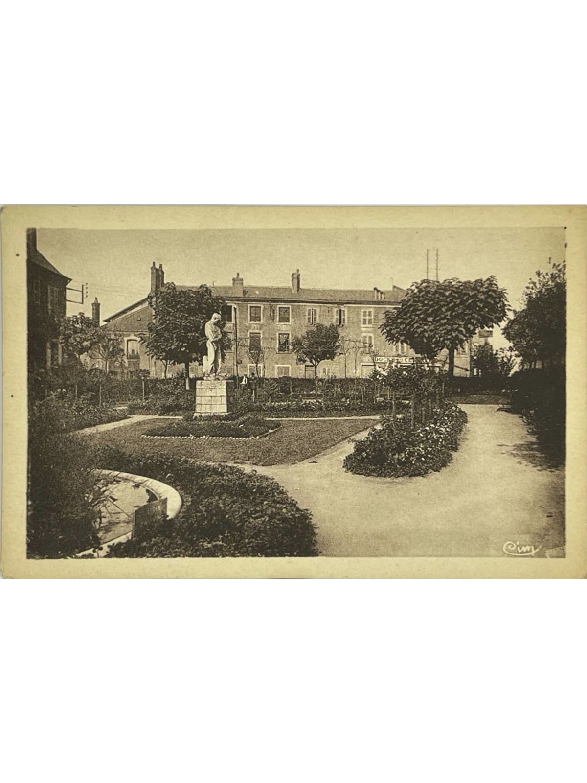 Recto de la carte postale