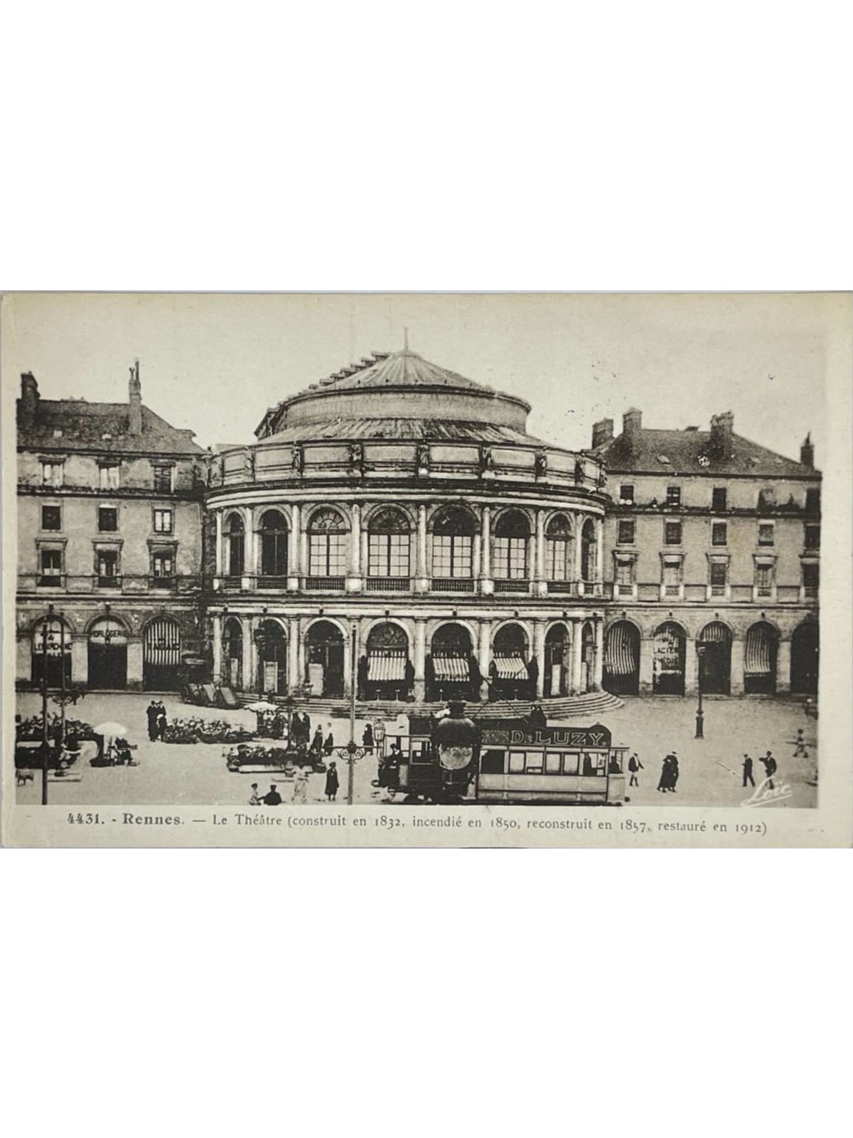 Recto de la carte postale