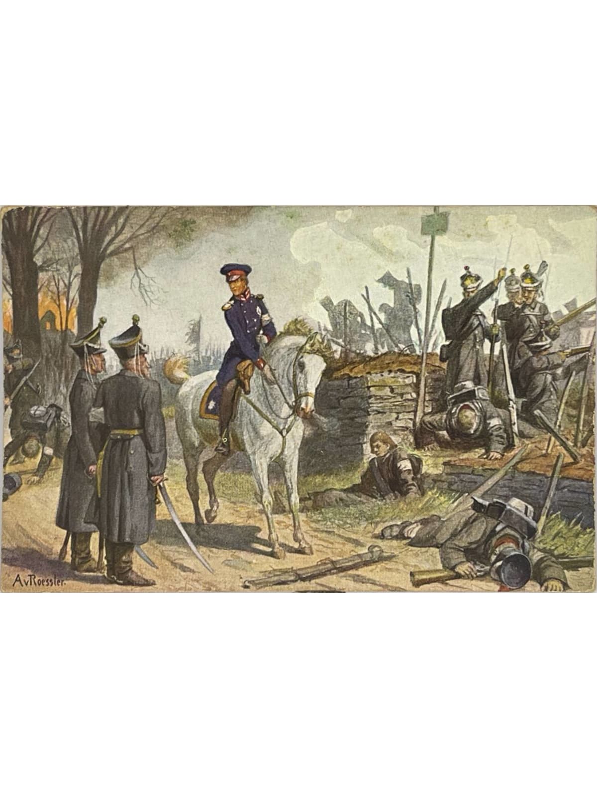 Recto de la carte postale