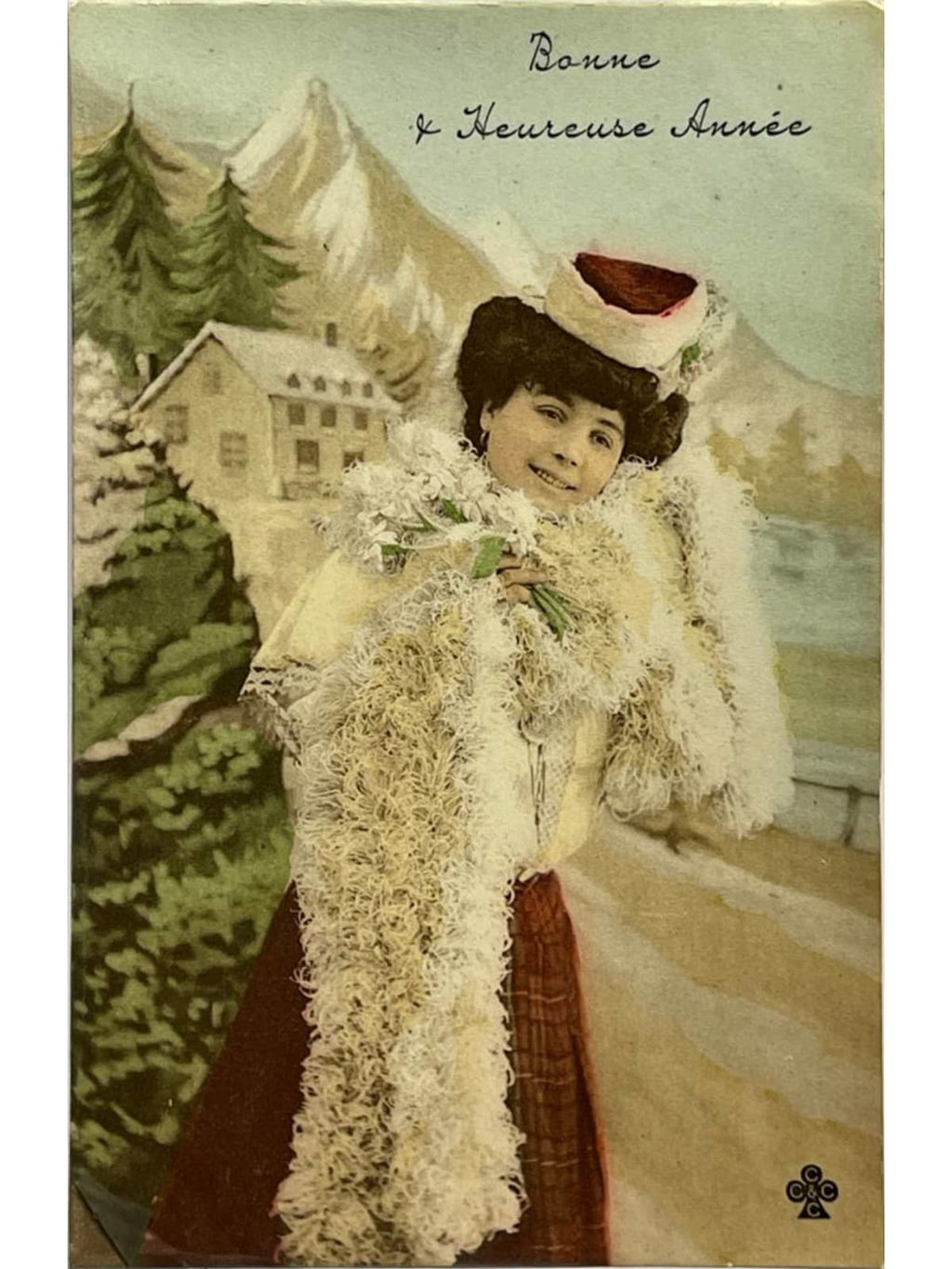 Recto de la carte postale