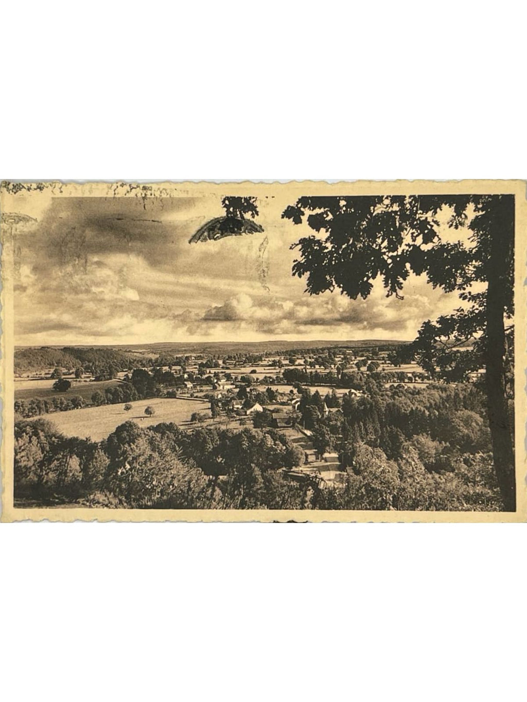 Recto de la carte postale