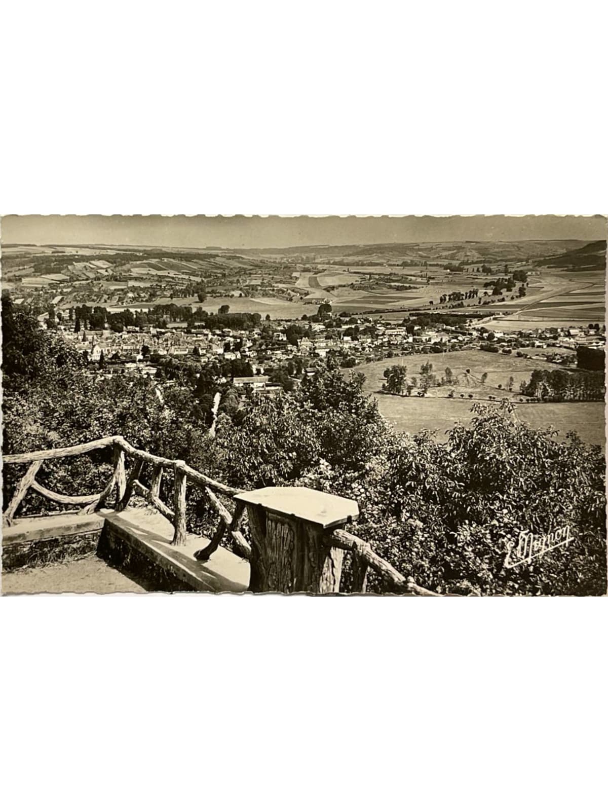 Recto de la carte postale