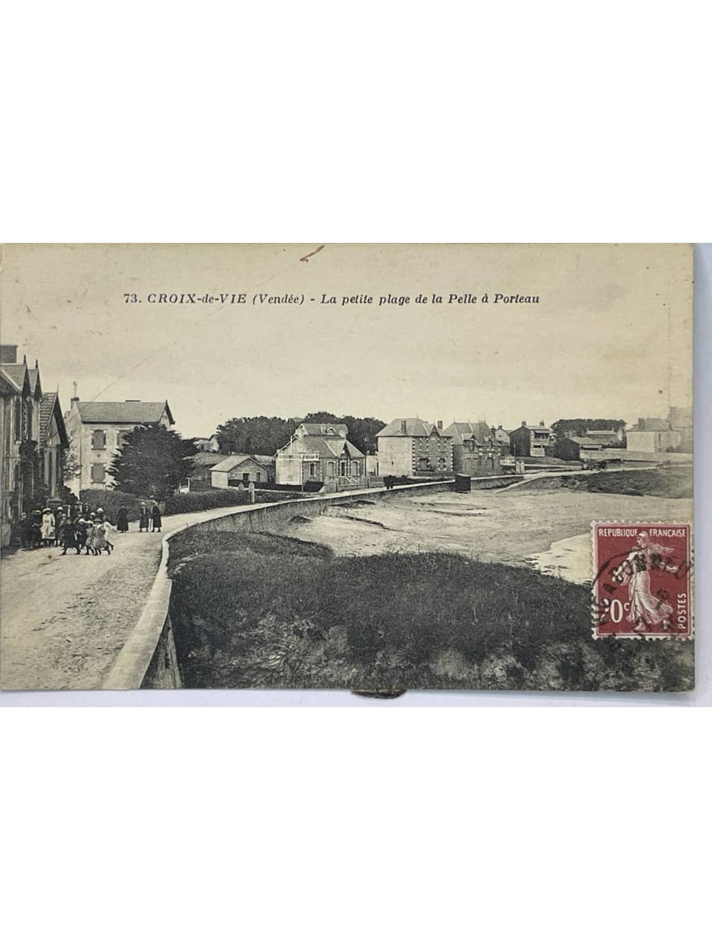 Recto de la carte postale