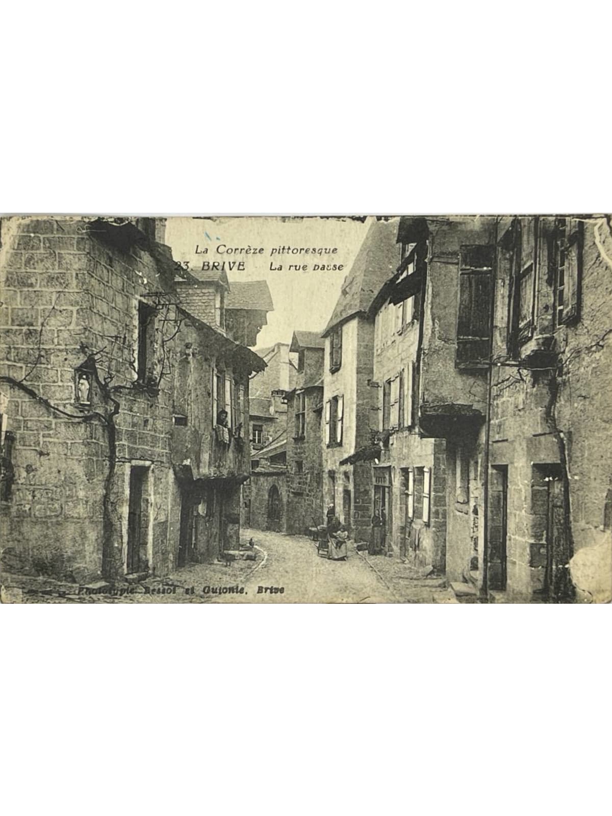 Recto de la carte postale