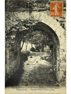 Grézieu-la-Varenne – Pont de la Rapaudière – CPA 1918