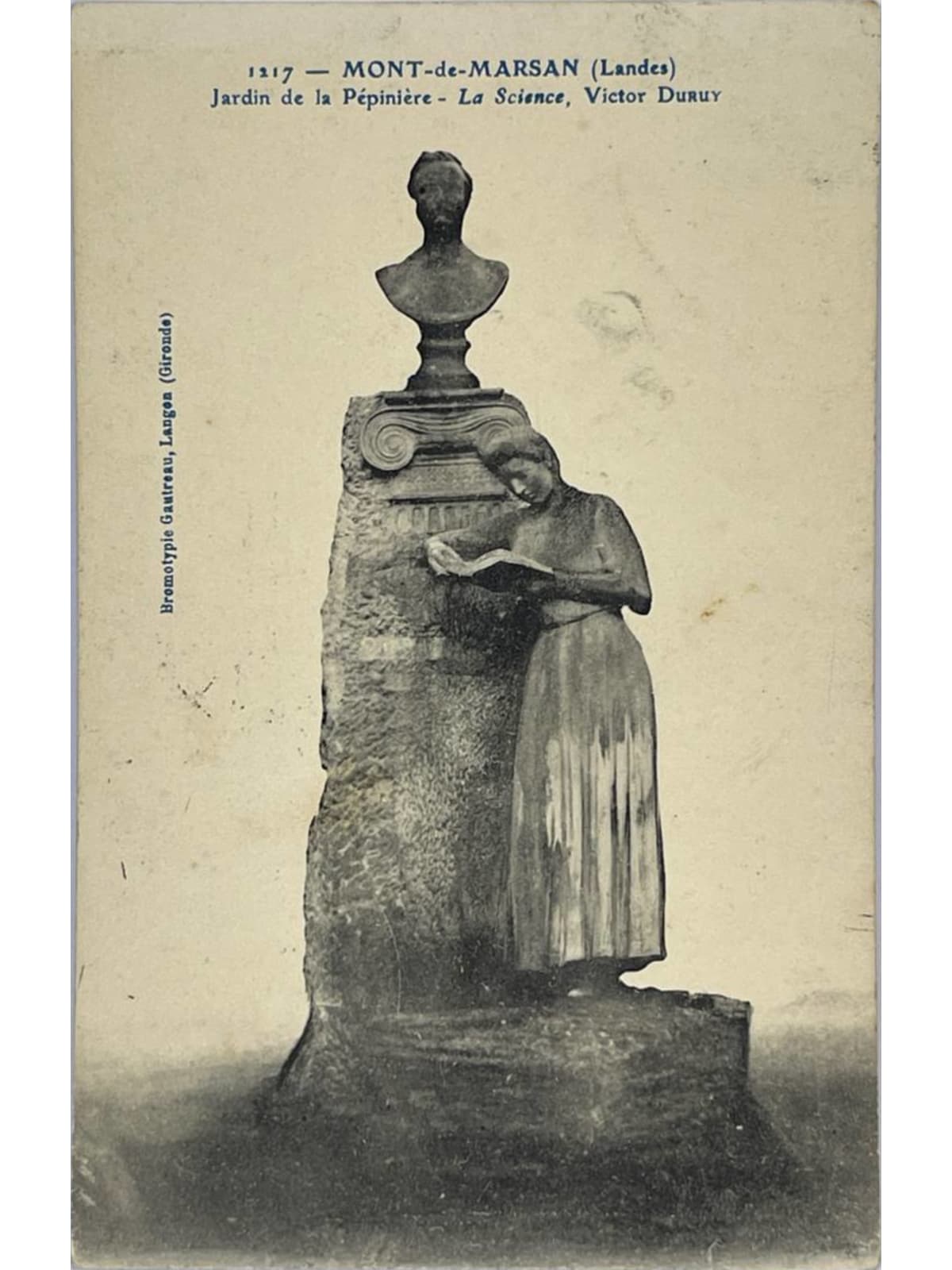 Recto de la carte postale