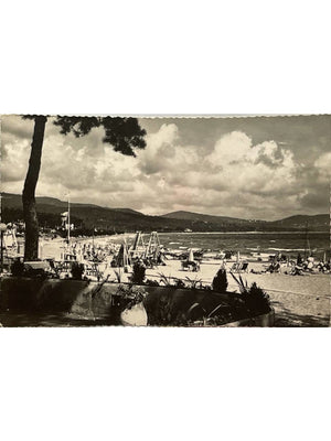 Cavalaire-sur-Mer (Var) – La plage animée – CPSM 1953